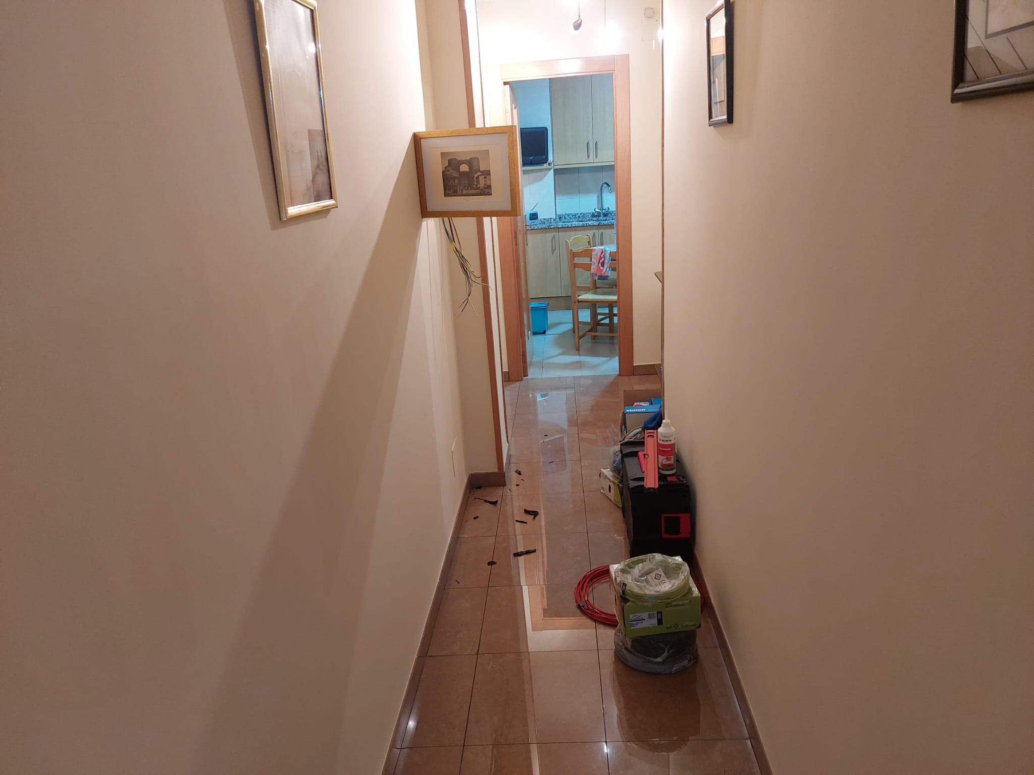 Instalacion electrica en vivienda para aumento de potencia