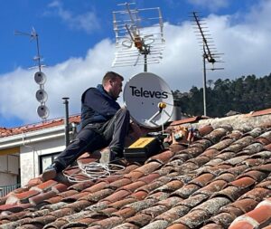 Instalación de Antena parabólica sat